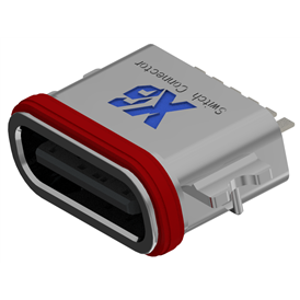 XB-TYPE C 6P-7 沈殿板1.6防水メスホルダL=6.7 mm(ストリップ鋼板)(U型亜鉛合金ハウジング)